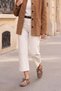 Women's Suede Textured Lace-Up Detailed Round Toe Mary Jane Sports Ballerina Sneaker Palivoy Mink Suede - 4