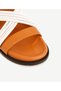 Cross Strap Leather Sandals - 2