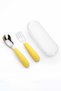 304 Steel Yellow Baby Kids Spoon and Fork Set Cin770Sr - 3