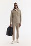 Men's Oil Green Classic Collar Cotton Easy-Iron Comfort Fit Shirt Jacket A61Y2048 - 8