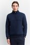 Men’s Navy Blue Mock Neck Zipper Sweatshirt, Regular Fit, Rated for -5 Degrees A62Y1351 - 5