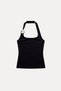 Accessory Detailed Strappy Blouse - 5