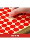 2475Pcs Red Coding Labels,10mm Self-Adhesive Dot Stickers for Office and Classroom - 3