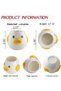 Handmade Ceramic Chicken Egg Separator,Cartoon Chick Egg Yolk and White Filter,Kitchen Baking Tool - 2