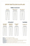 Regular Fit Standard Cut Lycra Canvas / Chino Trousers - 6