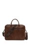 Men's Brown Long Strap Leather Briefcase 25Wbd3536Cr