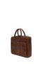 Men's Brown Long Strap Leather Briefcase 25Wbd3536Cr - 7