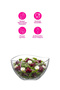 Vira Glass Salad Bowl Single Extra Large 1880 ml (Presentation Bowl, Preparation Bowl) - 6