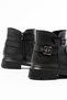Zri̇n-3037 Premium Black Zippered Daily Women's Boots with Buckle Accessories - 4