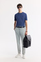 Men's Blue Classic Waist 100% Cotton Vintage Washed Oslo Carrot Fit Jean Trousers A51Y3550 - 8