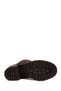 Women's Brown Zippered Thick Heeled Suede Leather Boots Wf180021Ds - 6