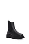 Women's Black Thick Soled Chelsea Boots Wf240004Sv - 8