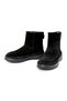 Women's Black Suede Leather Teddy Boots 25Wfd130410 - 3