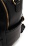 Women's Black Long Strap Backpack Ab200006Sb - 8