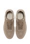 Men's Beige Lace-Up Suede Leather Sneaker 26SFD611610 - 5