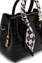 Women's Black Long Strap Crocodile Patterned Mini Shoulder Bag Wb24000651 - 8
