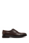Men's Brown Lace-Up Leather Classic Shoes Wm750042Dv