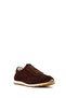 Women's Brown Lace-Up Sports Shoes, Suede Leather Sneaker 26Pfd371410 - 7