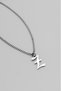 316L Steel Gothic Letter Z Necklace Ka1115Gm - 5