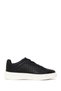 Men's Black Lace-Up Leather Sneaker 26SFD660218