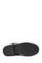 Women's Black Zippered Leather Boots Wf180008Dv - 6