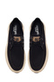 Zero Men's Black Lace-Up Thick Sole Fabric Casual Shoes 26Sfd69136F - 4