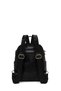 Women's Black Long Strap Backpack Ab200006Sb - 3