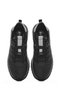 Women's Black Lace-Up Sports Shoes, Leather Sneaker 26Pfd500718 - 4