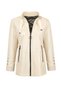Dorothy Women's Beige Wide Fit Leather Coat 26Sgd5674U4 - 5