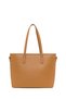 Women's Beige Long Strap Printed Classic Shoulder Bag Ab150012Sk - 3