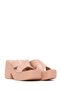 Women's Beige Thick Heeled Platform Jelly Slippers 26Sfe4979Pv - 2