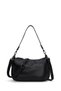 Women's Black Long Strap Casual Shoulder Bag Ab100015Sv
