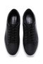 Men's Black Lace-Up Leather Sneaker WM710005DV - 4