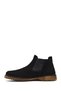 Men's Black Nubuck Leather Chelsea Boots 25Wfd8001V3 - 3