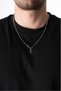 316L Steel Gothic Letter Z Necklace Ka1115Gm - 2