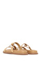 Women's Beige Stone Slippers 26Sfe450318 - 5