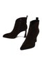 Women's Brown Zippered Heeled Suede Leather Boots Af530001Ds - 5