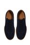 Men's Navy Blue Lace-Up Suede Leather Sneaker Wm710023Ds - 4