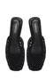 Women's Black Open-Back Stoned Ballerinas 26Pfd4415Ts - 5