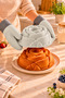 6-Piece Silicone Cake Pan Set: Rose, Bundt, and Baton Tart Pans; Pair of Oven Mitts; Fire-Resistant, Non-Stick, Flexible - 4