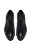Men's Black Lace-Up Leather Classic Shoes Wm730008Dv - 5