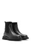 Women's Black Leather Chelsea Boots Wf180009Dv - 2