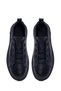 Men's Navy Blue Lace-Up Leather Sneaker Wm680046Dv - 4