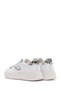 Women's White New Era Lace-Up Sneakers, Genuine Leather Sneakers G03G100017 - 5