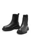 Women's Black Leather Chelsea Boots Wf180009Dv - 4