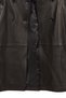 Evita Women's Black Belt Detail Leather Trench Coat 26Sgd5652U4 - 7