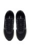 Women's Black Lace-Up Thick Sole Sneakers 26Pfe457714 - 4