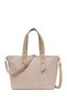 Women's Light Beige Long Strap Suede Leather Shoulder Bag 26Pbd253510