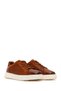 Men's Tan Lace-Up Leather Sneaker 26SFD688018 - 2