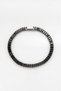 6mm Black Baguette Stone Bracelet - 5